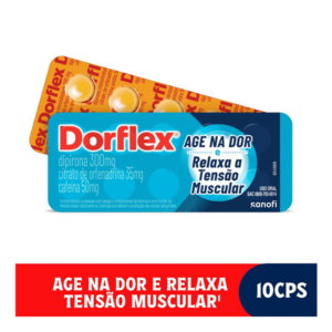 Dorflex 300mg + 35mg + 50mg 10 Comprimidos
