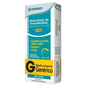 DICLORIDRATO DE LEVOCETIRIZINA 5mg