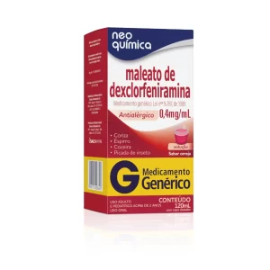 MALEATO DE DEXCLORFENIRAMINA 2mg