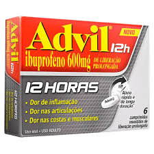 ADIVIL - 600mg / 12h - 6 Comprimidos Revestidos