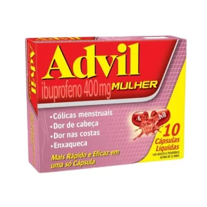 ADIVIL - 400mg / 10 Cápsulas Moles - Mulher