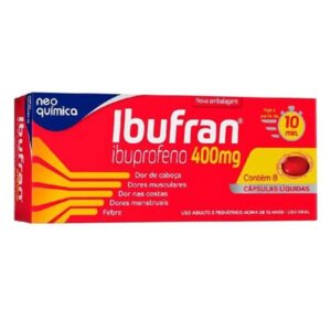 IBUFRAN - 400mg / 8 Cápsulas Líquidas