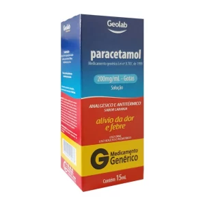 PARACETAMOL - 200mg/mL - 15mL