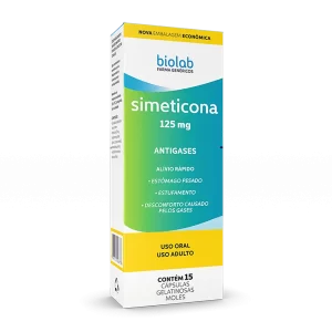 SIMETICONA - 125mg CÁPSULAS