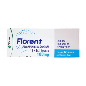 FLORENT - 100mg / 12 CÁPSULAS